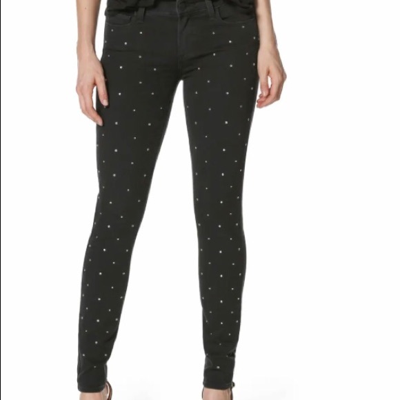 Paige Verdugo Skinny Krystal Noir NWT USA Size-29 - Picture 3 of 16